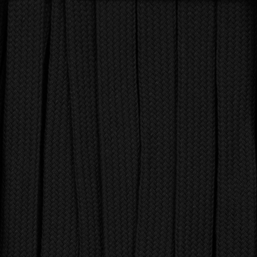 Плоский шнур Cord S, черный, 10 см