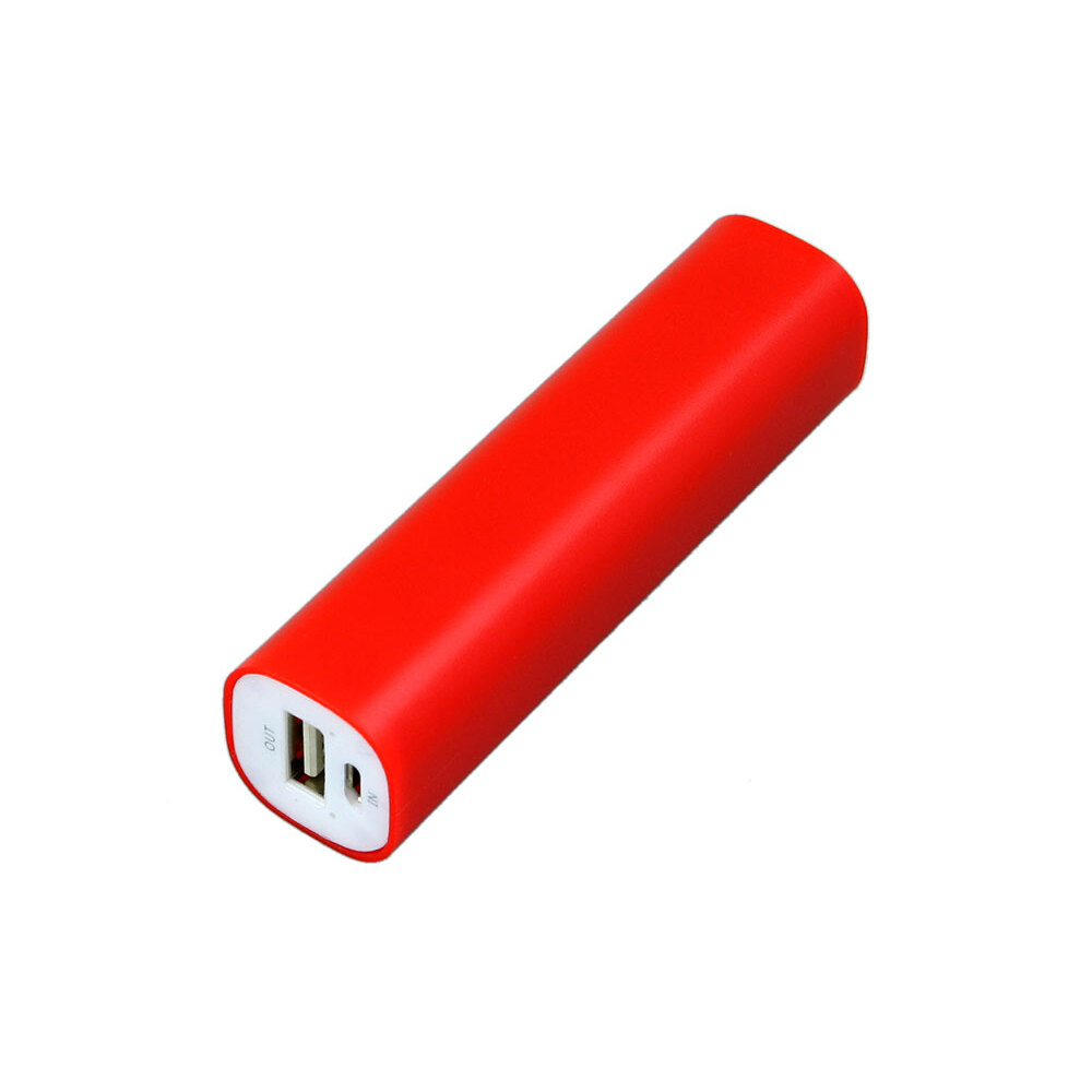 PB030 Универсальное зарядное устройство power bank  прямоугольной формы. 2200MAH. Красный