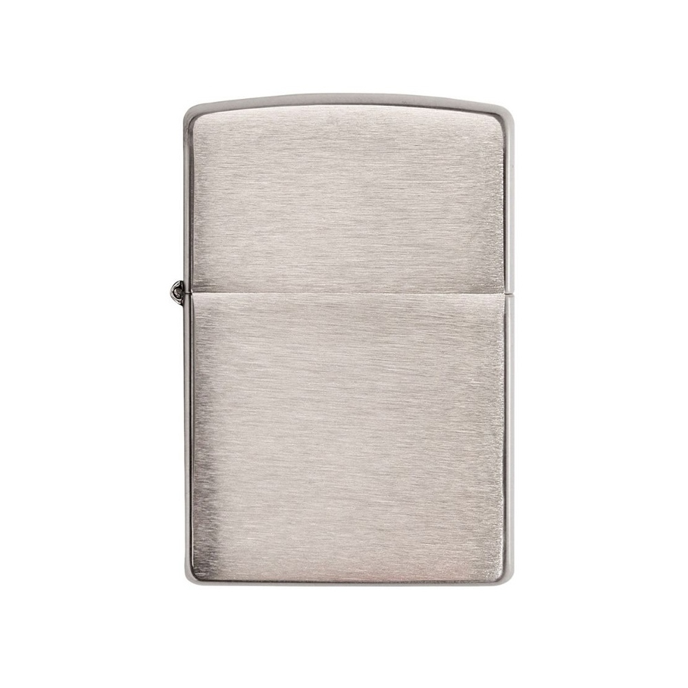 Зажигалка ZIPPO Armor™ c покрытием Brushed Chrome, латунь/сталь, серебристая, матовая, 38x13x57 мм