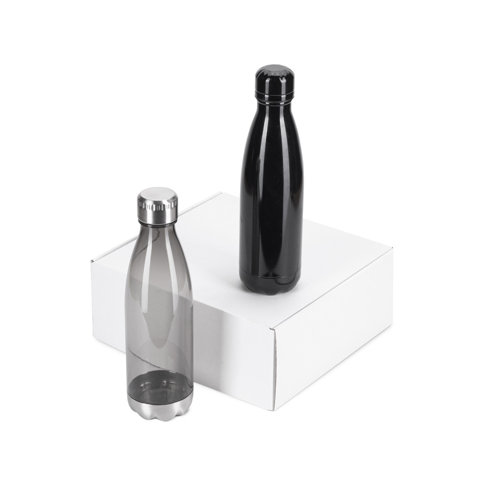 Подарочный набор с термосом и бутылкой «Bottle set», черный