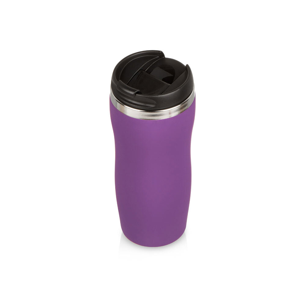 Термокружка "Double wall mug C1", soft touch, 350 мл, фиолетовый (Р)