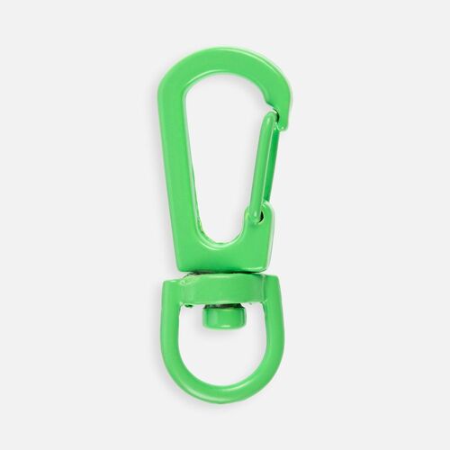 Застежка-карабин Snap Hook, S, зеленый неон