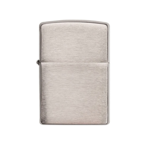 Зажигалка ZIPPO Armor™ c покрытием Brushed Chrome, латунь/сталь, серебристая, матовая, 38x13x57 мм