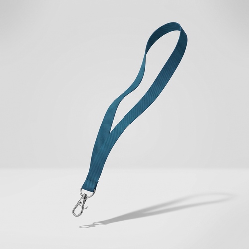 Ланьярд с карабином, цвет морской волны
